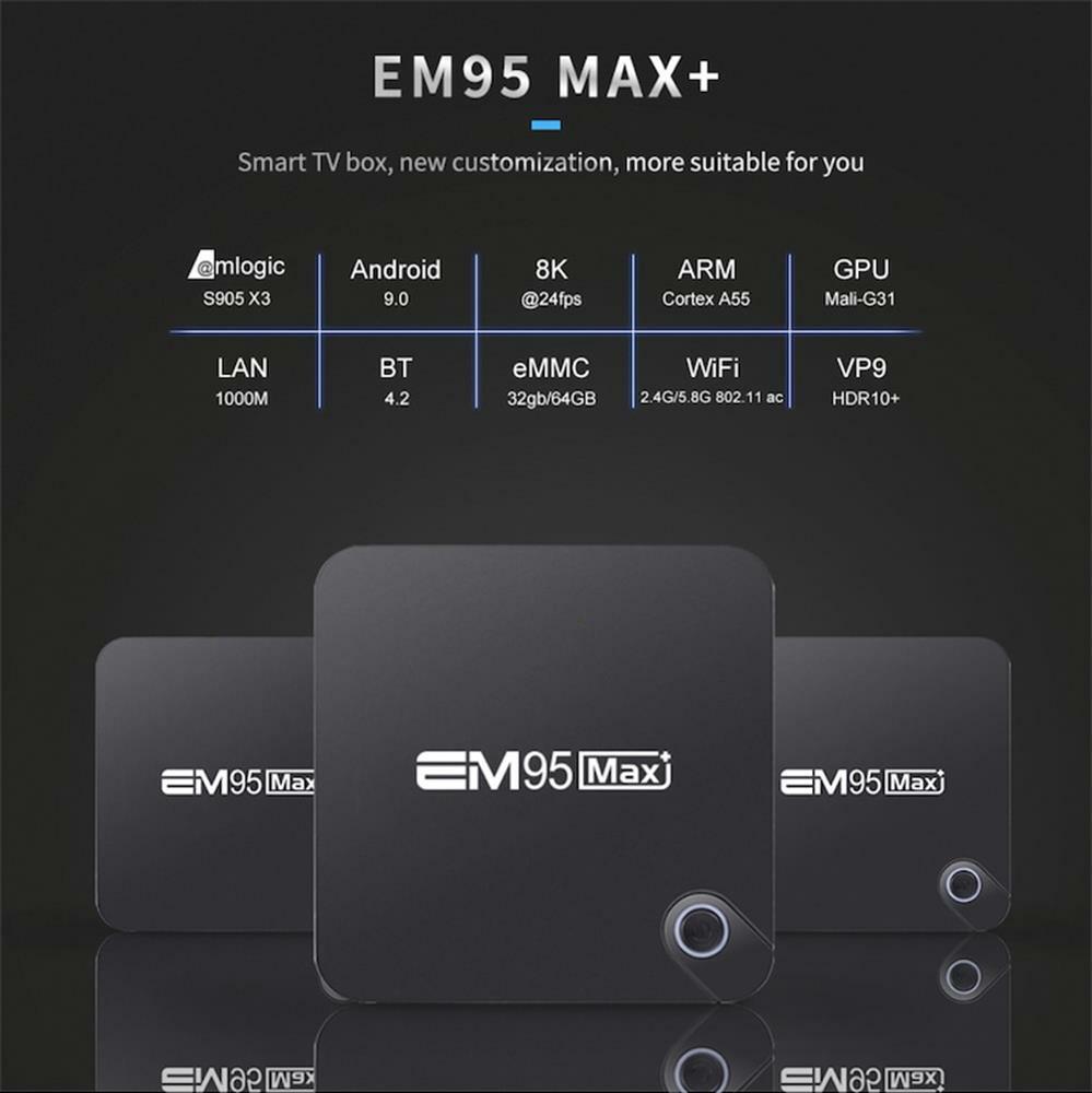 اندروید باکس EnyBox مدل EM95 Max Plus, تی وی باکس EM95 Max Plus